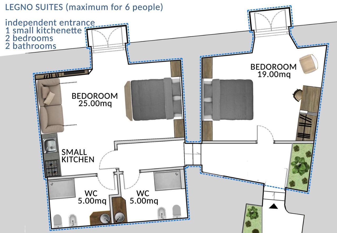 Legno Suite By HouseinNápoles Exterior foto